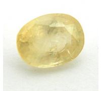yellow Sapphire  pukhraj oval 7.25 ct