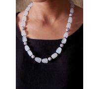 White stone necklace  A