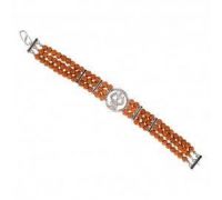 Silver rudraksh bracelet 108 beads  rudraksh bracelet in silver 108 beads