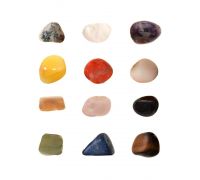 Reiki Healing Stone mix set of 12 stone healing stone ,