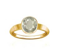 White Sapphire Ring in 9k gold Ceylon White sapphire with gold Ring oval