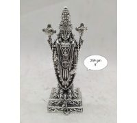 Sterling Silver Tirupati balaji idol chandi ke tirupati balaji 5 inches