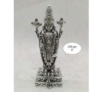 Sterling Silver Tirupati balaji idol Trupati balaji status in pure silver 5 inches