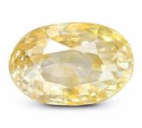 Yellow sapphire Natural pukhraj  6.25 ratti