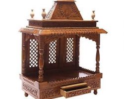 Wooden handicraft mandir 1