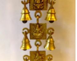 Door hanging ganesh bell 9 bells metal hanging Bellls for door