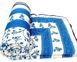 Jaipuri quilt light weight jaipuri rajai  double bedcode 5