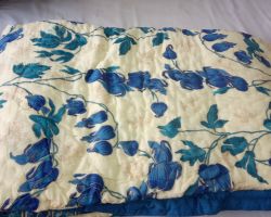 Jaipuri quilt light weight jaipuri rajai double bed blue print