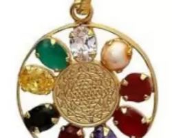 Navratan Locket Navgrah pendant Navratan Pendant