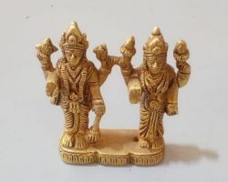 Panchdhatu laxminarayan idol vishnu laxmi ji murti panchdhatu