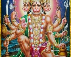 Panchmukhi hanuman ji tasveer