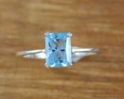 Turquoise stone ring in silver Light weight Turquoise Silver Ring Firoza Ring