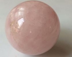 Rose quartz ball natural rose quartz sphere ball 55 gm