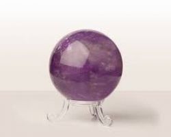 Amethyst Ball natural Amethyst stone ball 105 gm