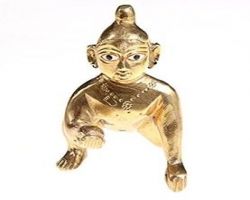 Laddu gopal idol brass laddu gopal statue 3 number