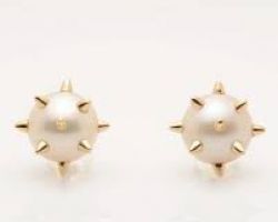 Pearl earrings  pearl tops pearl studs code 3