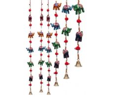 Rajasthani handicraft elephant hanging set of 2