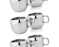Steel mug stainless steel cup