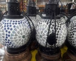 Lalten round pair lantern