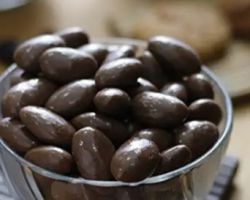 Chocolate coated Almond chocolate  flavoured almond 150 gm brand seema govind