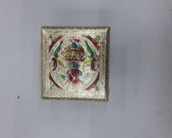 Chowki wooden 4×4 inches Designer pooja choki