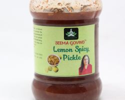Pickle lemon spicy  neembu ka achar 500 gm brand seema govind