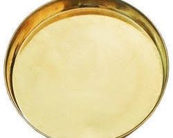 Bronze thali  kanse ki thali bronze plate 12 inches