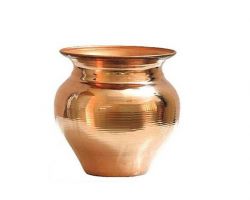 Copper kalash copper lota tamba 125ml capacity