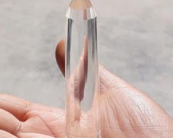 Clear crystal pencil  healing pencil 2 inches
