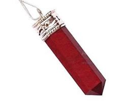 Red jasper Pencil pendant Natural Red Jasper Pencil Locket