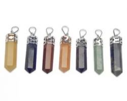 7 Chakra stone Pencil pendant 7 chakra stone pencil pendant