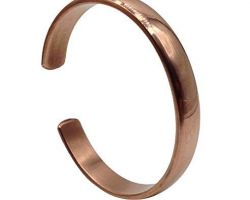 Copper kada  copper bangle open mouth  width style