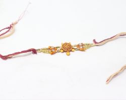 Rakhi wooden beads set of 2  code A