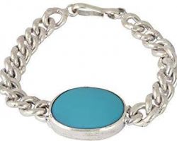 Firoza bracelet turquoise bracelet with silver chain firoja bracelet with silver chain salman khan bracelet