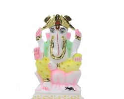 Ganesh idol marble ganesh murti 5 inches