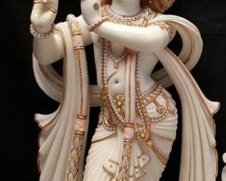 Marble krishna idol marble  stone krishna statue 12 inches