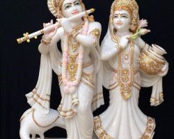 Krishna Radha marble murti  marble idol of Radha krishana