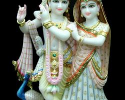 Radha krishan  idol in Marble stone yugal murti