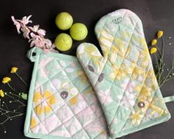 Oven gloves cotton hand gloves