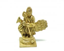 Brass kartikey idol kartikey murti 3.5 inches