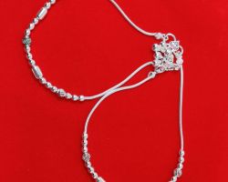 Silver Anklet Silver payal code 2