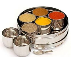 Stainless steel masala box