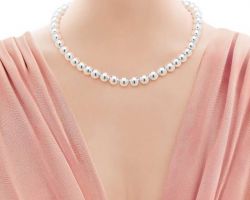 Silver Matar mala  solid Silver Ball necklace i mala