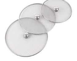 Steel net lid set of 3  steel ki jali ka dhakkan
