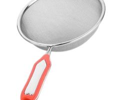Steel big sieve chhalani  sieve for juice
