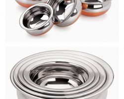 Steel handi donga set of 5