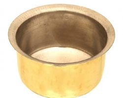 Brass  Milk pan peetal ki Bhagoni brass pateela 1000ml