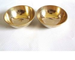Brass bowl peetal ki katori set of 2