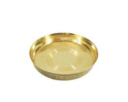 Brass Plate Traditional peetal ki badi thali 11 inches