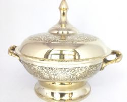 Royal design brass donga, brass casserole large 800ml